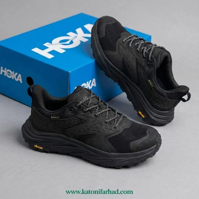 Hoka Gore-Tex hiking sneakers with Vibram sole (Master Vietnam edition) (1) کتونی طبیعت گردی هوکا گورتکس زیره ویبرام مستر ویتنام