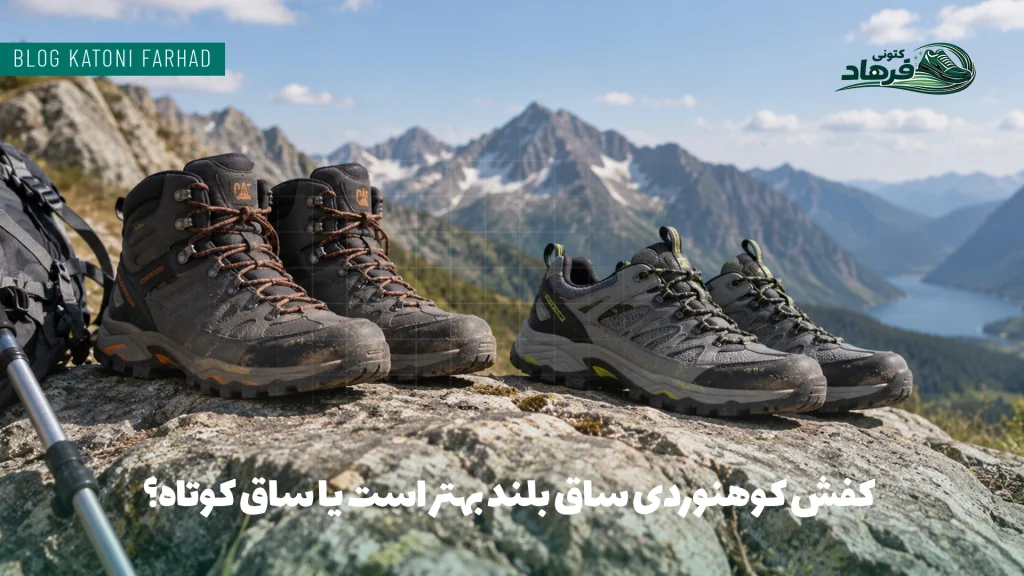 کفش کوهنوردی ساق بلند بهتر است یا ساق کوتاه؟